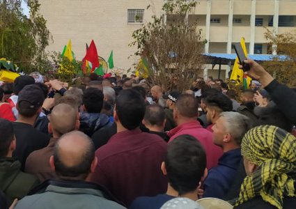 رام الله: تشييع جثمان الشهيد نهاد البرغوثي في كفر عين