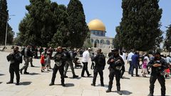 مستوطنون يقحمون الاقصى بحماية من شرطة الاحتلال