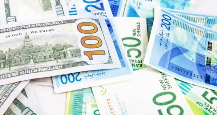 أسعار صرف العملات مقابل الشيكل