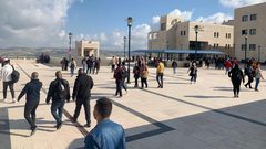 أجواء الصباح في جامعة النجاح