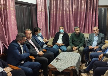 وفد من "القائمة المشتركة" يزور عائلة سالم في الشيخ جراح