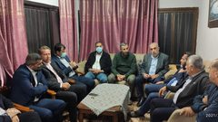 وفد من "القائمة المشتركة" يزور عائلة سالم في الشيخ جراح