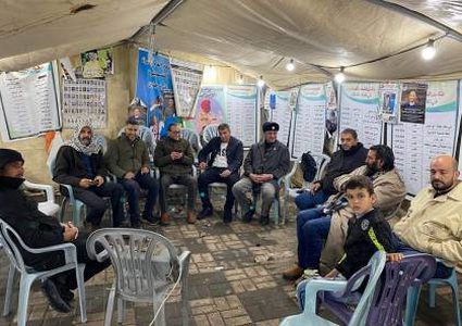 تواصل فعاليات إسناد الأسرى والمطالبة باسترداد جثامين الشهداء في جنين