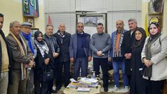 حلس يلتقي أعضاء المكتب الحركي للكتّاب في الأقاليم الجنوبية