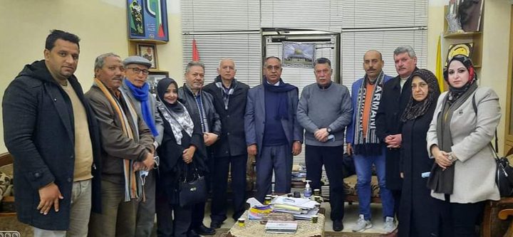 حلس يلتقي أعضاء المكتب الحركي للكتّاب في الأقاليم الجنوبية