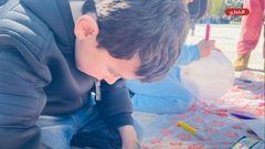 إحياءً وابتهاجًا بذكرى الإسراء والمعراج فعاليات للأطفال في ساحات المسجد الأقصى