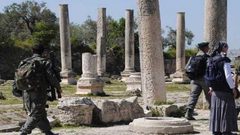 مستوطنون يقتحمون الموقع الأثري في سبسطية