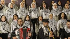 اوبريت غنائي بغزة تحت عنوان استمتع في حياتك بالموسيقى