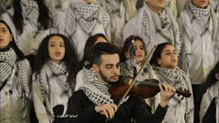 اوبريت غنائي بغزة تحت عنوان استمتع في حياتك بالموسيقى