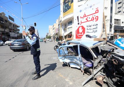 غزة: 7 إصابات في 11 حادث سير خلال 24 ساعة