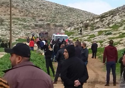 إصابة 8 مواطنين بالرصاص المعدني خلال مواجهات مع الاحتلال في بيتا وبيت دجن