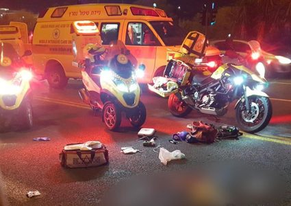 مصرع شابة في حادث دراجة نارية وسط البلاد