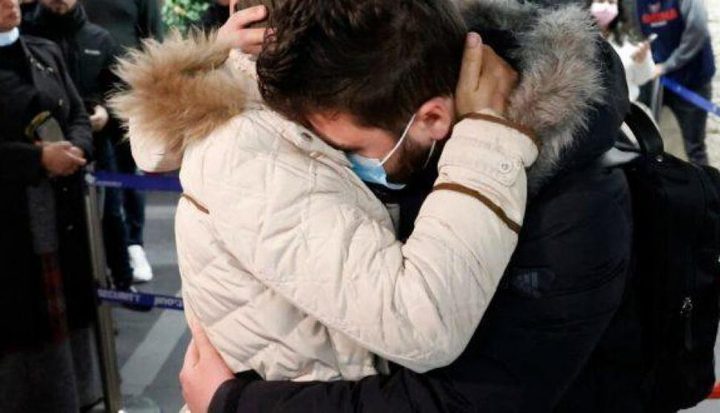 عودة فوج من المواطنين في أوكرانيا إلى غزة