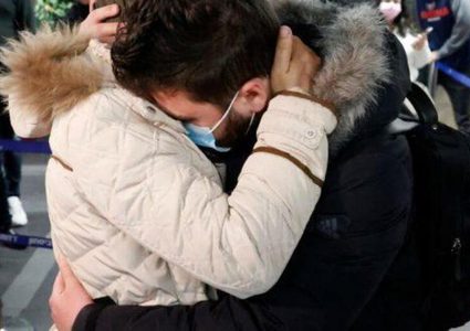 عودة فوج من المواطنين في أوكرانيا إلى غزة