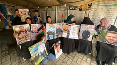 جنين: أمهات شهداء وأسرى ينظمن اعتصاما للمطالبة بتسليم جثامين أبنائهن