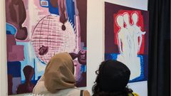 معرض فني بغزة بعنوان " ذات" لمناسبة يوم المرأة