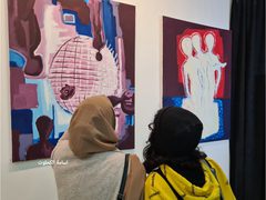 معرض فني بغزة بعنوان " ذات" لمناسبة يوم المرأة