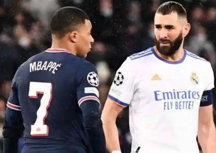 جلسة سرية بين بنزيما ومبابي في البرنابيو