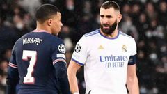 جلسة سرية بين بنزيما ومبابي في البرنابيو