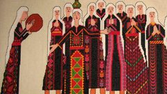 معرض فني في الأردن يستوحي التراث الفلسطيني وقصائد درويش