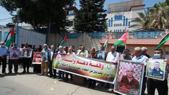 وقفة تضامنية مع الأسرى في غزة