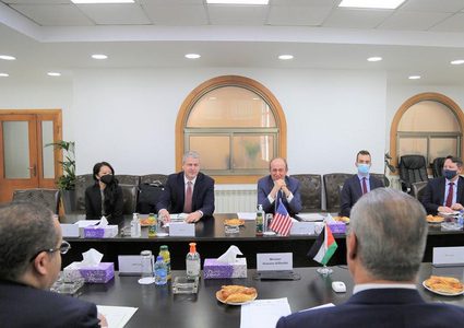 الشيخ يلتقي المبعوث الأميركي هادي عمرو