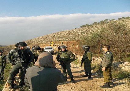 الاحتلال يخطر بوقف استصلاح أراض غرب بيت لحم