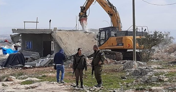 الاحتلال يهدم مسكنين في المعرجات غرب أريحا