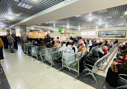 الفوج الثاني من المعتمرين يغادر غزة نحو السعودية