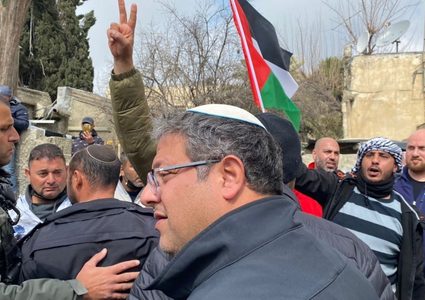 المتطرف بن غفير يقتحم حي الشيخ جراح