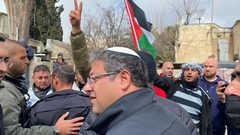 المتطرف بن غفير يقتحم حي الشيخ جراح