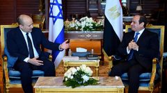 بينيت يلتقي السيسي ويستعد لزيارة العاصمة الأوكرانية