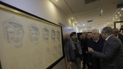 افتتاح معرض "الظل العالي" الخاص بالشهيد ياسر عرفات