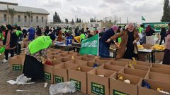 الحركة الإسلامية ومؤسسة الرباط تنفّذان عشرات المشاريع الضخمة خلال معسكر الرباط