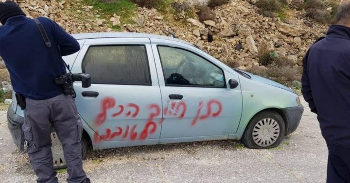 مستوطنون يعطبون إطارات أكثر من 20 مركبة في البيرة