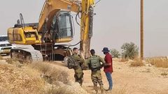 الاحتلال يعتقل مواطنا ويستولي على جرافته في جلبون شرق جنين