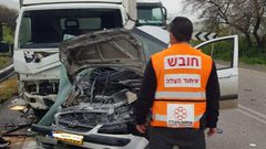 إصابتان إحداهما حرجة في حادث طرق قرب طبرية