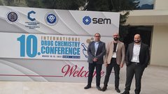 جامعة النجاح الوطنية تشارك بالمؤتمر الدولي الكيمياء الدوائية