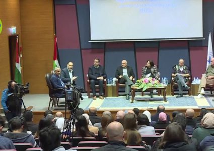 مناظرة انتخابية تجمع القوائم الست المرشحة لمجلس بلدي نابلس 2022