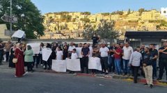 وقفة في سلوان رفضا لتحويل أراضي وادي الربابة لحدائق "توراتية"