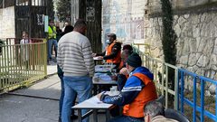 أجواء الانتخابات للمجالس البلدية من مدرسة قدري طوقان - نابلس