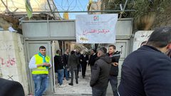 أجواء الانتخابات للمجالس البلدية من مدرسة الفاطمية - نابلس