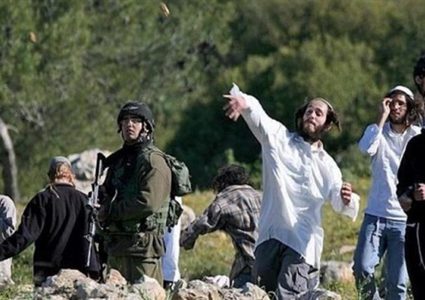 مستوطنون يهاجمون مركبات المواطنين عند المدخل الشمالي للبيرة