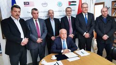 توقيع اتفاقية لتأسيس مجلس أعمال فلسطيني ماليزي مشترك