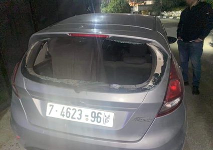 مستوطنون يهاجمون قرية مردا شمال سلفيت