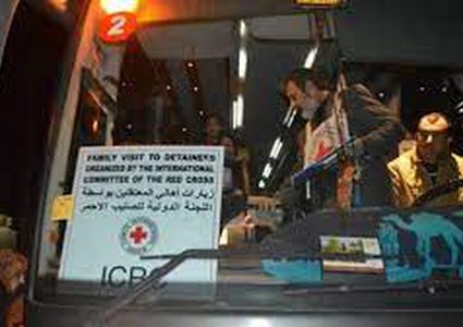 37 مواطنا من أهالي الأسرى بغزة يزورون أبناءهم في سجن "نفحة"