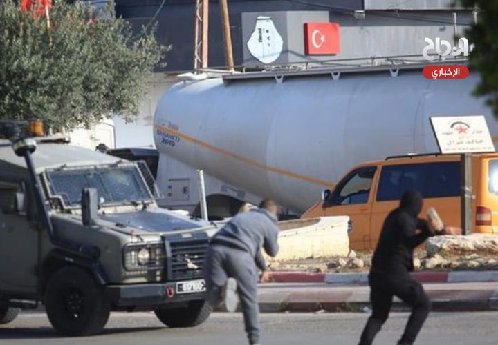 من اقتحام قوات الاحتلال لمخيم جنين صباح اليوم الخميس وتصدي المواطنين لهم- مما أدى لاستشهاد شابين واصابة 15 أخرين