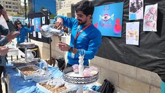 معرض انطلاقة جمعية طلاب البصريات في جامعة النجاح الوطنية OSA، التي تهدف للتعريف بالخدمات التي يقدمها طلبة البصريات وتغيير مفهوم المجتمع حول هذا التخصص