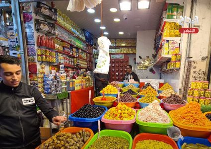 تجهيزات رمضانية من سوق الزاوية في قطاع غزة
تصوير : أسامة الكحلوت