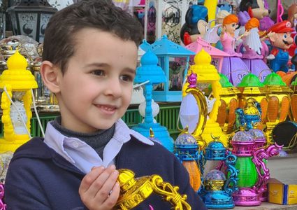 تجهيزات رمضانية من سوق الزاوية في قطاع غزة